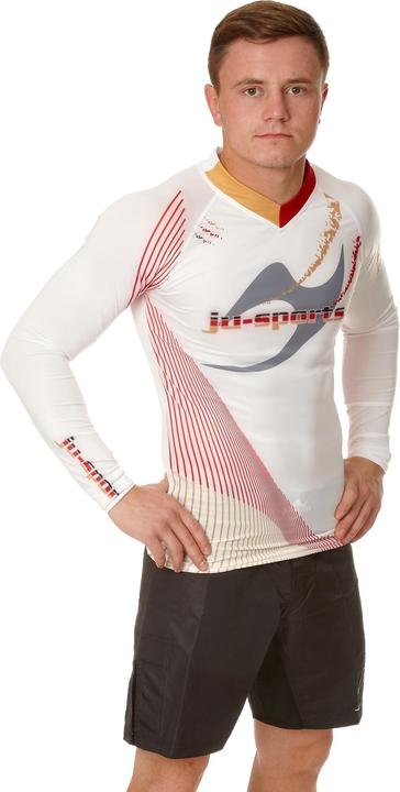 Produktbild Ju-Sports Rashguard Pro C18 Germany kurzarm weiss (M)