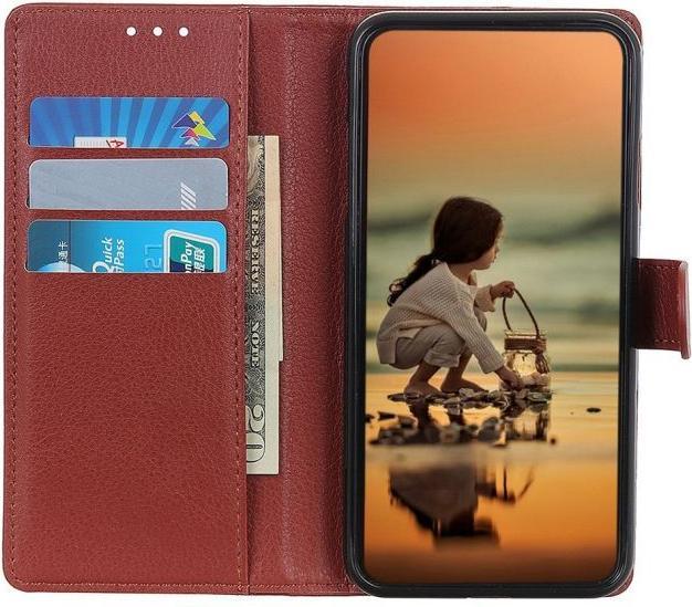Actual product image MU Classic Litchi Leather Bookcover Series (Samsung Galaxy A34 5G)