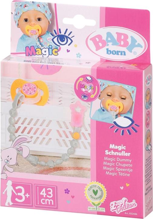 Actual product image Zapf Creation BABY born Magic dummy