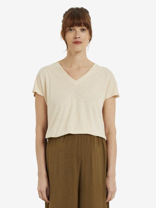 Image du produit Vertbaudet Umstands-Shirt, Viskose-Leinen-Mix mit Glanzeffekt (40)