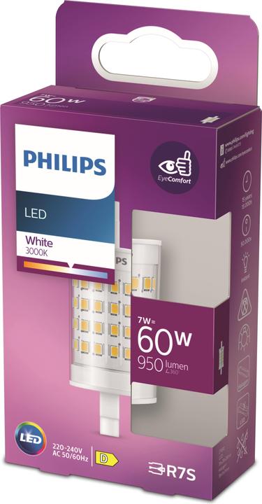Actual product image Philips white (R7s, 7.50 W, 950 lm, 4 x, D)