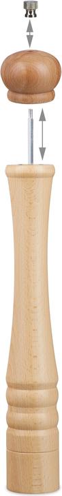 Immagine prodotto Relaxdays Macinapepe (Peperoncino rosso, Sale marino, Sale)