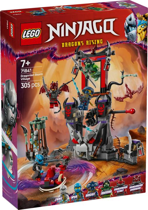 Actual product image LEGO Draconian storm village (71841, LEGO Ninjago)