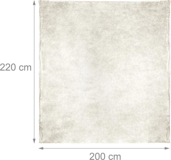 Actual product image Relaxdays Blanket (200 x 220 cm)