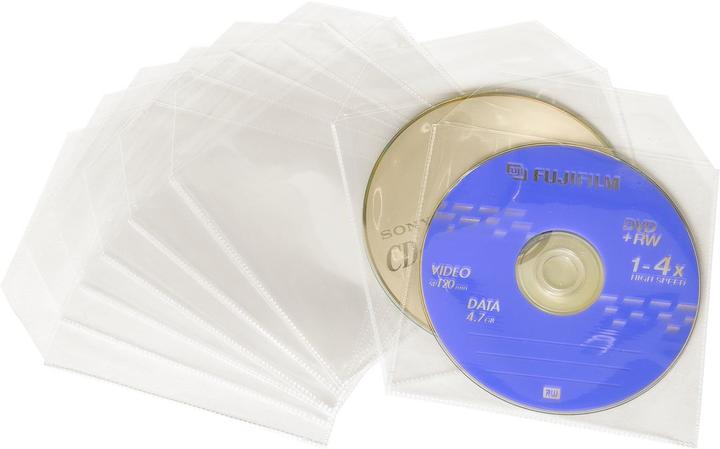 Actual product image MediaRange CD/DVD transparent plastic sleeves