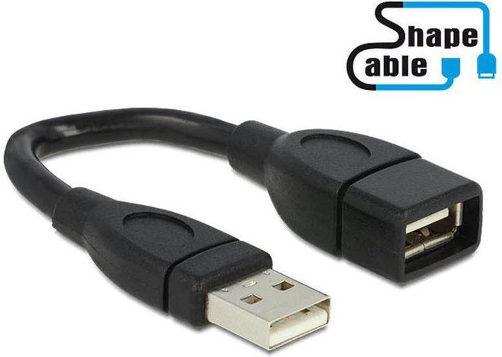 Actual product image Delock USB ShapeCable (0.15 m, USB 2.0)