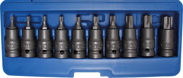 BGS Power bit insert set (T20 - T70)