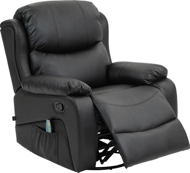 Image du produit Swisshandel24 Fauteuil de relaxation Fonction de massage Fonction de couchage électrique Fonction de chauffage