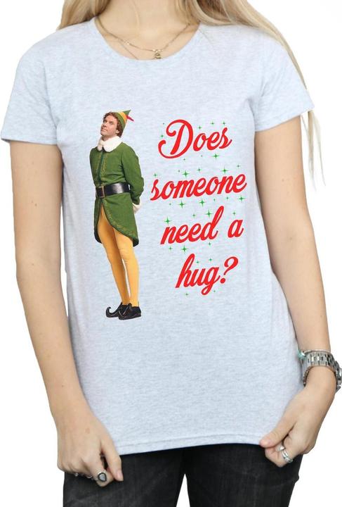 Actual product image Elf Womens/Ladies Hug Buddy Cotton T-Shirt (M)