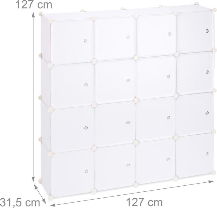 Immagine prodotto Relaxdays Scaffale con 16 scomparti