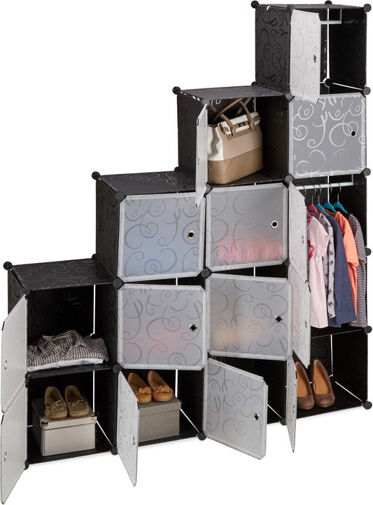 Actual product image Relaxdays Modular Shelf (110 x 37 x 181 cm)