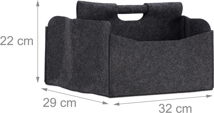 Immagine prodotto Relaxdays Cesto stand portariviste (32 x 29 x 22 cm)