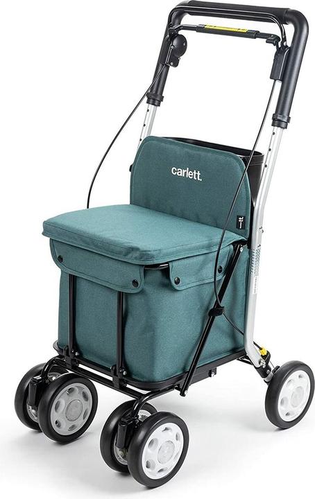 Produktbild Carlett Einkaufsrollatoren Stoff Grün 29L/15kg