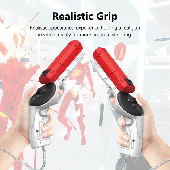 Actual product image Ueli Express 2er Set Meta Quest 3 / 3s Pistolen Halterung mit Gewicht