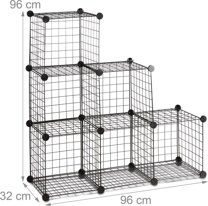 Actual product image Relaxdays Shelving System (96 x 32 x 96 cm)