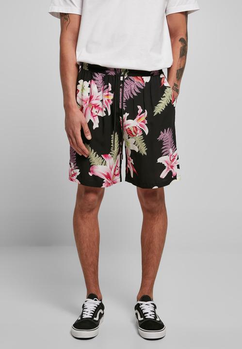 Produktbild Urban Classics Viscose AOP Resort Shorts (S)