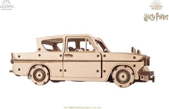 Actual product image Ugears Flying Ford Anglia