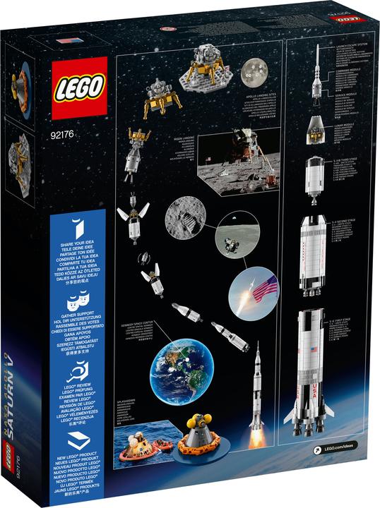 Immagine prodotto LEGO Saturno V Apollo della NASA (92176, LEGO Ideas, Set LEGO rari)