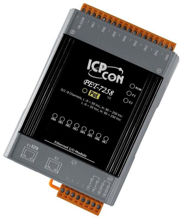 Actual product image Moxa MODBUS/TCP I/O MODULE, 2x LAN
