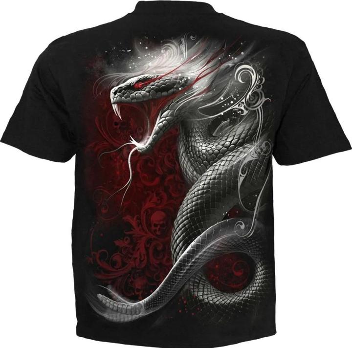 Immagine prodotto Spiral Maglietta Serpente Gotico Maniche Corte Adulto Unisex (4XL)