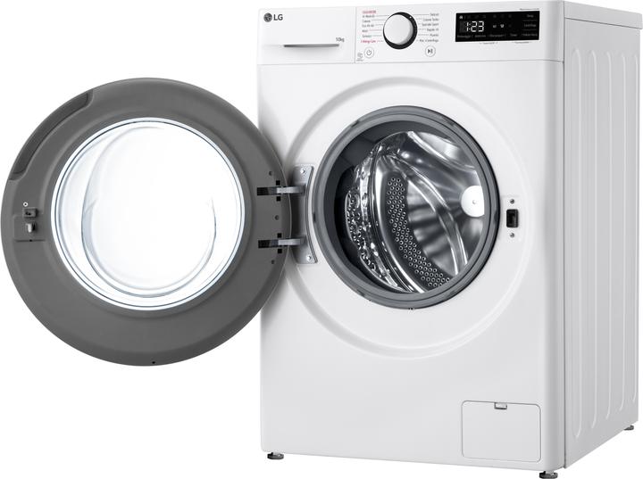 Produktbild LG F4R3010NSWW Waschmaschine 10kg AI DD, Klasse A-10%, 1400 U/min, Dampfwäsche (10 kg, Links)