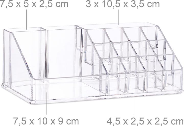 Immagine prodotto Relaxdays Contenitore porta trucchi con 4 cassetti