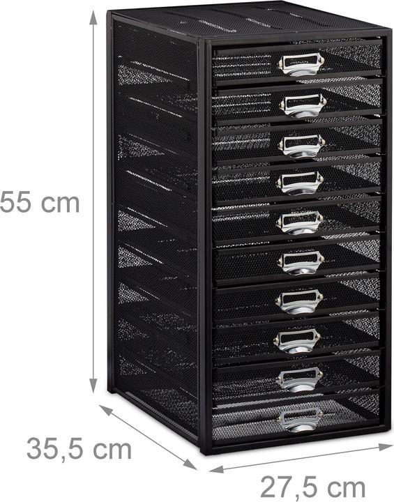 Produktbild Relaxdays Schubladenbox (A4)