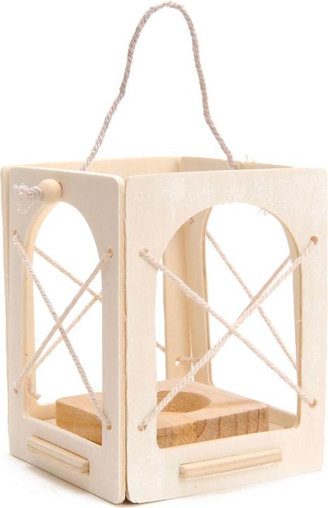 Immagine prodotto Lanterna di legno (10 x 10 x 12 cm)