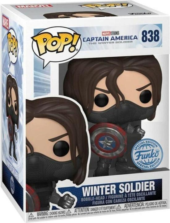 Funko POP! Marvel Captain America : Le Soldat de l'Hiver - Winter Soldier Exclusive
