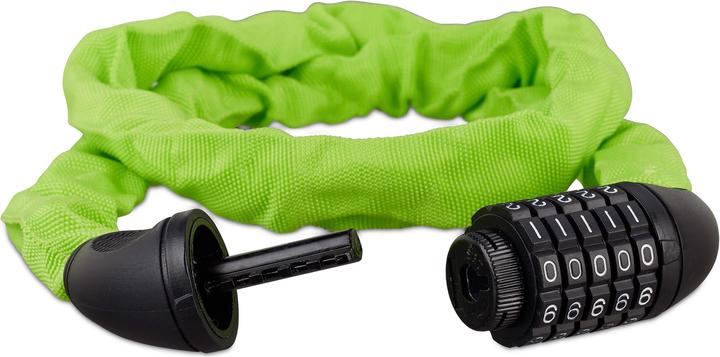 Actual product image Relaxdays 5 Digit Combination Chain Lock (120 cm)