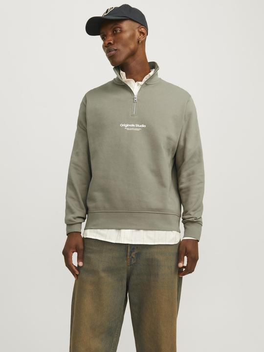 Actual product image Jack & Jones Text Sweatshirt with half zip Sweatshirt with half zip (XS)