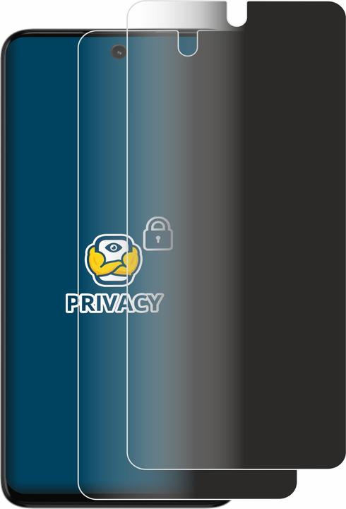 Productafbeelding BROTECT Anti-spionnetje privacyfolie Beschermfolie tegen blauw licht (2 Stuk, Motorola Moto G32)