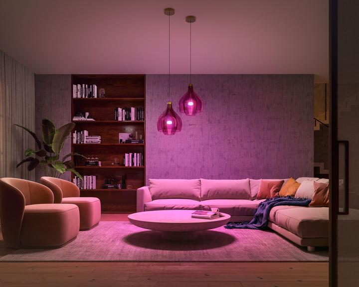 Actual product image Philips Hue Starter Kit (E27, 9 W, 1055 lm, 3 x, F)