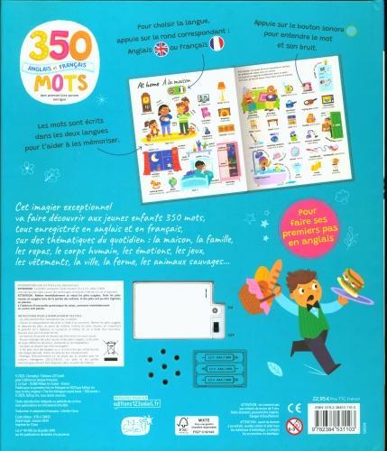 Immagine prodotto 123 Soleil 350 mots anglais et français : mon premier livre sonore bilingue (Francese, Collettività, 2024)