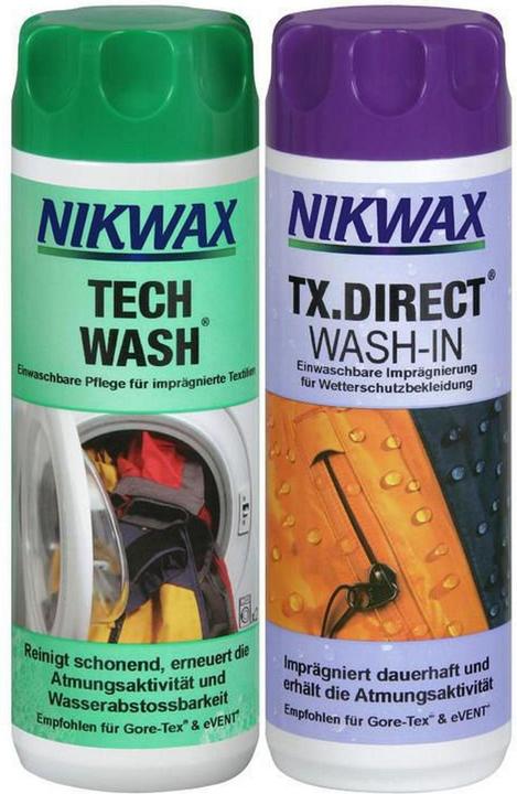 Produktbild Nikwax Set Tech Wash & TX.Direct Wash-In 2 x 300 ml (2 Waschgänge, Flüssig)