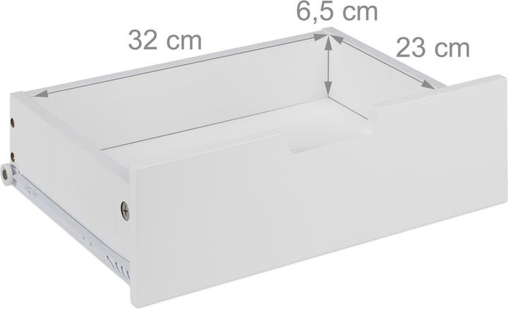 Actual product image Relaxdays Bedside tables (40 x 30 x 60 cm)