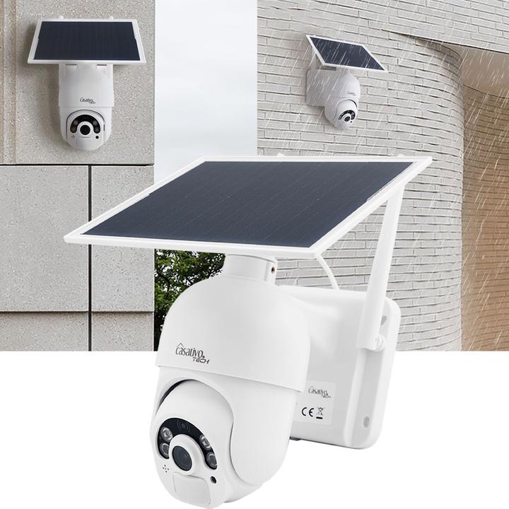 Produktbild Casativo Pan-Tilt Überwachungskamera mit Full-HD, Akku&Solarpanel (1920 x 1080 Pixels)