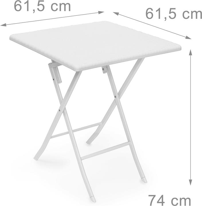 Produktbild Relaxdays Gartentisch (61.50 cm)