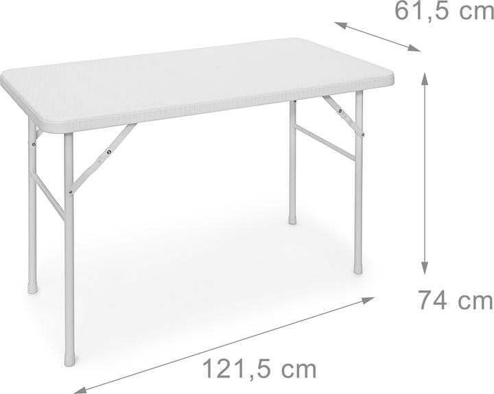 Actual product image Relaxdays garden table (121.50 cm)