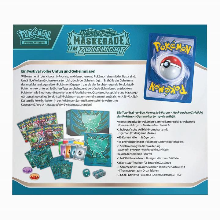 Produktbild Pokémon Twilight Masquerade (Deutsch, Elite / Top Trainer Box)
