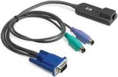 Actual product image HPE 262588-B21 KVM interface adapter, PS/2-CAT5