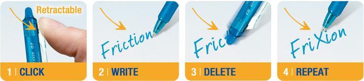 Produktbild Pilot FriXion Clicker (Hellblau, 1 x)