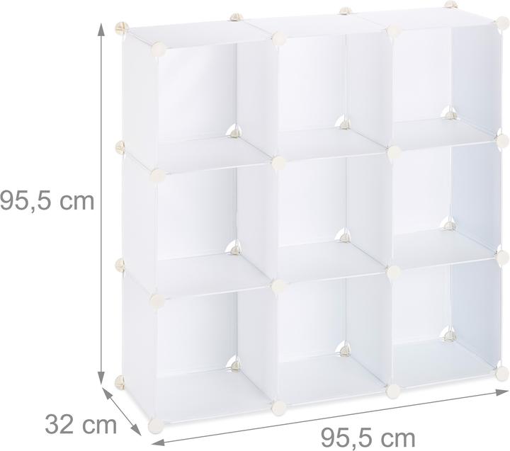 Actual product image Relaxdays Shelving System (95.5 x 32 x 95.5 cm)