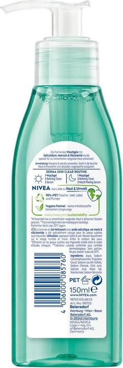 Actual product image NIVEA Derma Skin Clear (Gel, 150 ml)