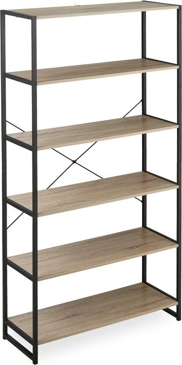 Immagine prodotto Relaxdays Scarpiera 6 ripiani design industrial (95 x 35 x 180 cm)