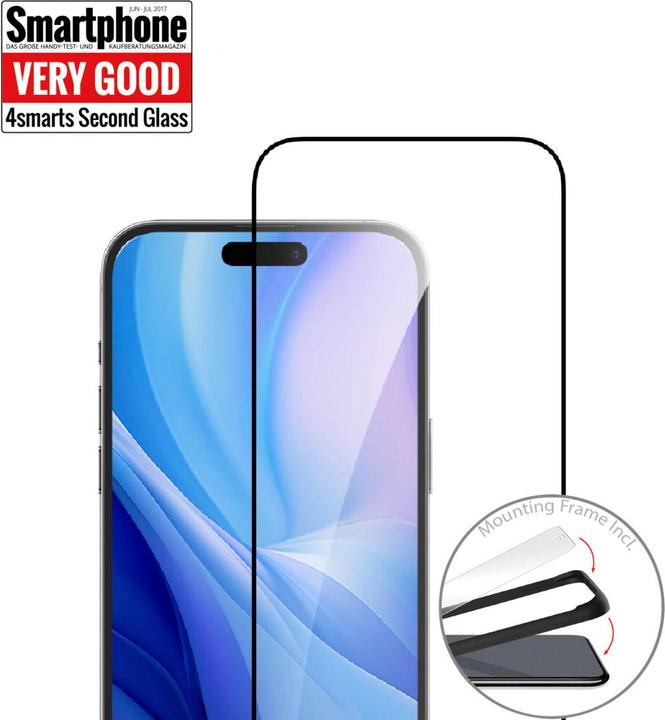 Produktbild 4smarts Second Glass (1 Stück, Apple iPhone 16 Plus)