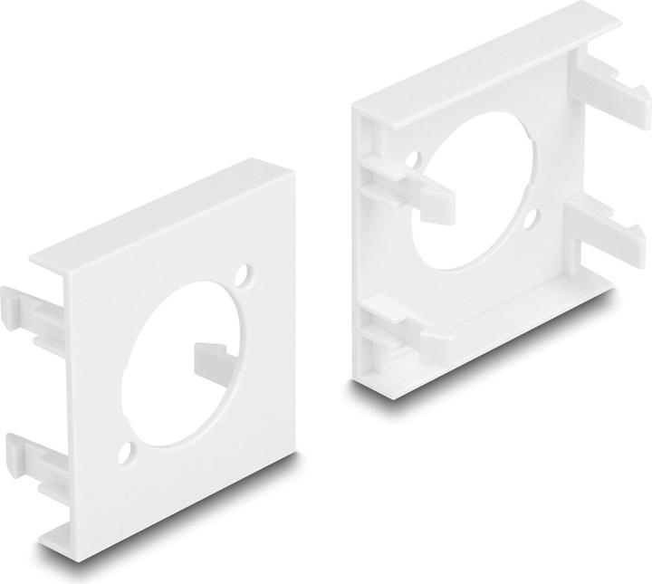 Delock Easy 45 module bezel hole cut-out D-type, 45 x 45 mm 5 pieces white