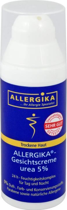 Actual product image Allergika Face Cream Urea 5% for Dry Skin, 50 ml Cream (50 ml, 24h cream)