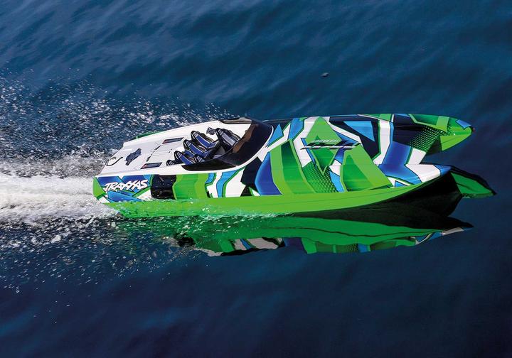 Image du produit Traxxas DCB M41 40 pouces Catamaran Brushless Vert/Bleu