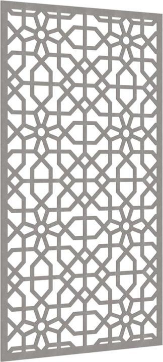 Actual product image VidaXL Garden Wall Decoration 105x55 cm Corten Steel Moorish Design (105 x 1 x 55 cm)